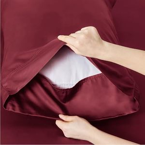 Juego <span class=keywords><strong>de</strong></span> Sábanas <span class=keywords><strong>de</strong></span> Bambú <span class=keywords><strong>de</strong></span> Lujo para Hotel, Sedosas, Transpirables y Suaves, Ideales para Personas que Sienten Calor al Dormir - Product Image 5