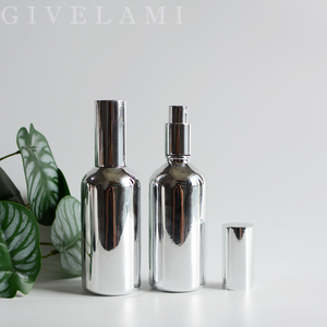 Luxury Spray Bottle 15ml 30ml 50ml 100ml All Silver Bottle Room Fragrance Perfume <strong>Container</strong> <strong>Travel</strong> Portable Cosmetic Packaging - Product Image 2