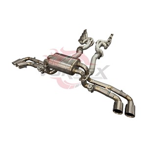 Échappement complet en acier inoxydable Vortex Sport Sound Tuning compatible Ferrari F430, collecteur Valvetronic, pièces de performance Catback - Product Image 2