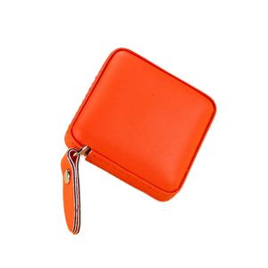 Round Shape Body PU Leather Tape Measure <b>Gift</b> 60inches 1.5meters Mini Portable Retractable Tape Measure with UV Printing Logo - Product Image 4