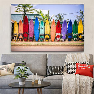 ภาพทิวทัศน์สวยงามเซิร์ฟบอร์ดสีสันสดใสในเมาอิรูปภาพเซิร์ฟถ่ายภาพผ้าใบพิมพ์โปสเตอร์ตกแต่งห้องตกแต่งบ้าน - Product Image 2