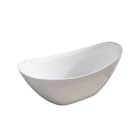 Baignoire autoportante en acrylique de haute qualité égouttoir Design moderne emballage empilé prix modéré pour application hôtelière