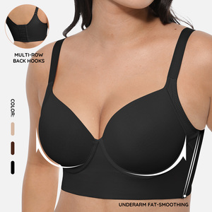 Áo ngực định hình Hexin giảm mỡ lưng, liền thân, không đường may, nâng ngực sâu, kiểu dáng liền thân, dành cho nữ - Product Image 1