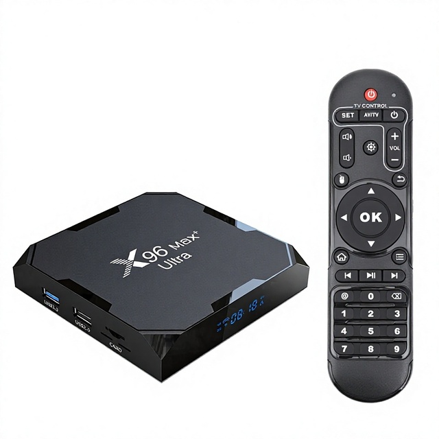 Android 11.0 X96 Max Plus Ultra TV Box Amlogic S905X4 5G Dual-Band WiFi 4GB/32GB/64GB 8K for 60Hz Media Player