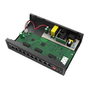 Smart AI PoE <b>Switch</b> 8-Port 10/100Mbps Full Duplex <b>Network</b> <b>Switch</b> with 2 Uplink and 1 SFP Port - Product Image 4