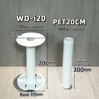 Precio de fábrica, soporte de montaje en pared de plástico versátil, domo de seguridad, cámara CCTV, caja de conexiones, accesorios de vigilancia