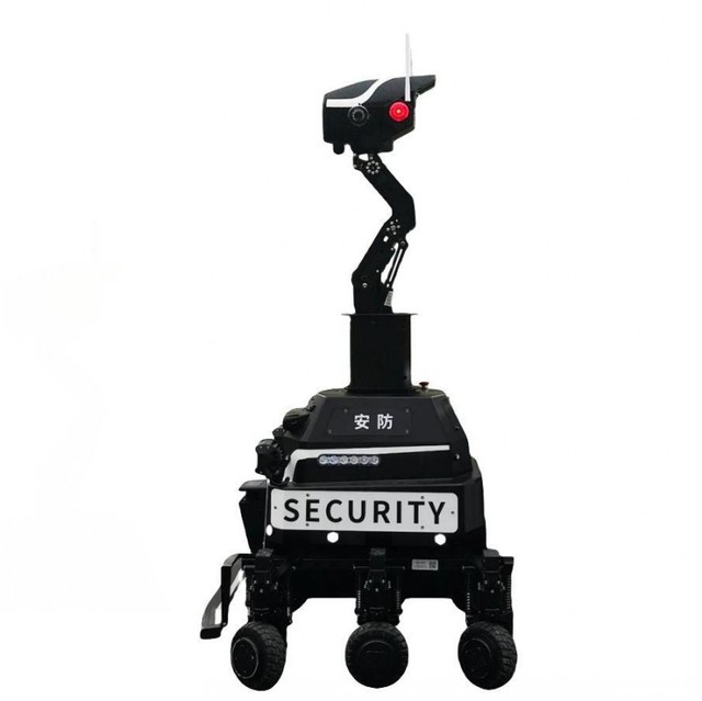 Intelligent Outdoor Security Patrol Service Robot Atonomous Navigation Robot 5G AI Image Recognition Inspection Robot