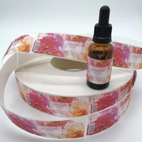 Étiquettes personnalisées avec logo imprimé en feuille d'or, étiquettes en relief pour pots de bougies de luxe