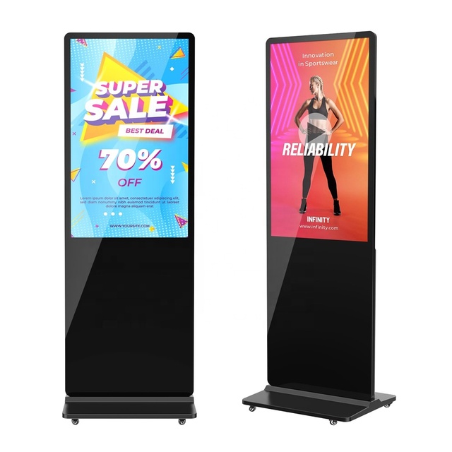 65" LED Advertising Display with Infrared Touch Screen for Outdoor Use Video Wall Compatible SDK Enabled