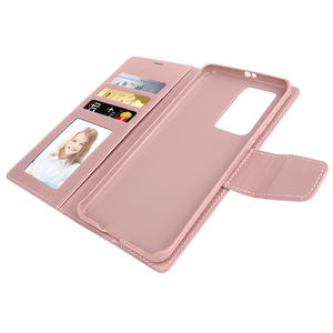 Pour Huawei Mate 60 P60 <span class=keywords><strong>Pro</strong></span> Flip Stand étui portefeuille en cuir magnétique pour Honor Honor X9B/Magic6lite porte-carte couverture arrière - Product Image 3