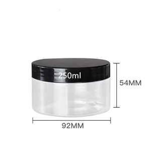 Tarro de Plástico al por Mayor con Tapa de Aluminio. Frasco PET de Boca Ancha de 50ML 80ML 100ML 120ML 150ML 250ML 500ML para Envasado de Alimentos Secos - Product Image 4