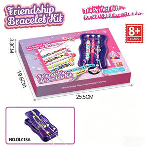 Set Creativo per Braccialetti Fai-da-Te in Plastica per Ragazze, Confezione con <span class=keywords><strong>Video</strong></span> Passo-Passo, Gioco Educativo - Product Image 1