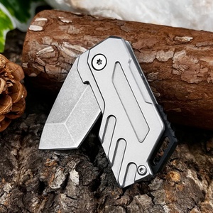 Navaja Plegable Portátil Mini de Acero, Herramienta de Supervivencia para Exteriores, Navaja de Bolsillo Multiusos para Camping y Caza - Product Image 3