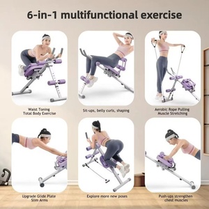 <span class=keywords><strong>Appareil</strong></span> multifonctionnel <span class=keywords><strong>pour</strong></span> abdominaux avec écran LED, corde <span class=keywords><strong>de</strong></span> traction et banc d'exercices <span class=keywords><strong>pour</strong></span> abdominaux et entraînement <span class=keywords><strong>de</strong></span> force - Product Image 6