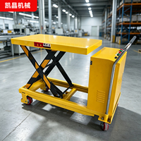 Plateforme élévatrice électrique personnalisée à ciseaux hydrauliques pour chariot de manutention à plateau plat