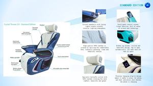 Asiento de coche con diseño de Color opcional, cargador de teléfono de masaje neumático para <span class=keywords><strong>Multivan</strong></span> y MPV - Product Image 3