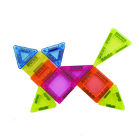 Set Blok Bangunan Edukatif Magnetik Mini 36pcs untuk Anak Usia 4-14 Tahun, Puzzle, Hadiah Ulang Tahun, Kotak Penyimpanan Plastik ABS, Aman