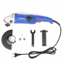 Meuleuse d'angle INTOUGH 1500W 150mm à long manche avec contrôle variable à 6 vitesses pour la découpe et le polissage des métaux