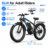 Hochleistungs-Elektrofahrrad mit 2000W Bürstenlosem Motor, 23AH Lithium-Akku, 55km/h Geschwindigkeit, Mountain E-Bike für Erwachsene, Geländetauglich