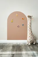 Tableau blanc autocollant mural effaçable à sec magnétique tableau noir en forme d'arc auto-adhésif Flexible rouleau conseil pour la maison école bureau