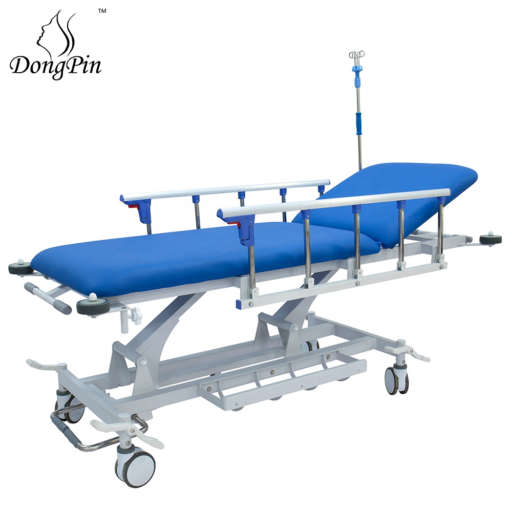 BRANCARD HYDRAULIQUE D’URGENCE HOSPITALIERE A 5 FONCTION