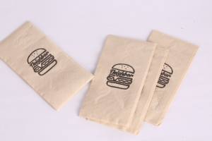 بيع بالجملة 2 رقائق عالية الجودة فندق مناديل ورقية مناديل مخصصة من ألياف الخيزران نمط مطبوع في حقيبة - Product Image 4