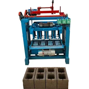 Máquina de fabricación de ladrillos 4-35 Maquinaria de fabricación de bloques de ladrillo de cemento de hormigón multifuncional