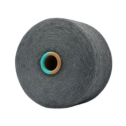 Polyester malzeme iplik pamuk örgü ham 100% için taranmış Denim kumaş 12/1 20/1 iplik sayısı çorap battaniye kullanımı