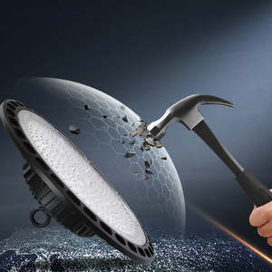 Lámpara Industrial de Aluminio Tipo UFO a Prueba de Explosiones, Polvo y Agua para Almacenes, 200W/150W, Certificación CE, AC 85-265V - Product Image 5