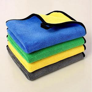 Car Polishing Wash Towels Plush Microfiber Eco-Friendly Strong Thick Polyester Washing Drying Towel Car <b>Cleaning</b> <b>Cloth</b> Fast - Product Image 6