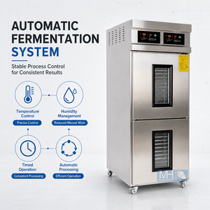 Automatischer Gärungs- und Reifungsschrank für Backen, Teigfermentation, Joghurt-Herstellung und Lebensmittelaufschmelzen aus Edelstahl - Product Image 3