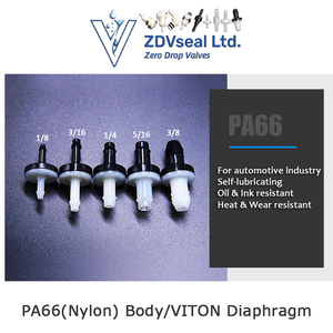 صمام فحص من البلاستيك ZDVseal PVDF بوصة إلى: PP "صمام فحص خرطوم لاصق واحد مضمنة صمامات غير مرتجعة للوقود والزيوت والمياه والهواء - Product Image 3