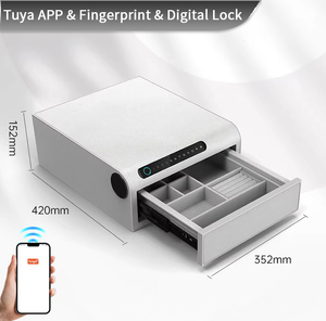 CEQSAFE Geoptimaliseerde Persoonlijke Sieradendoos Slimme Anti-Diefstal Stalen Kluis voor Thuisgebruik - Product Image 2