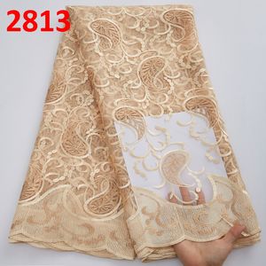 2813 africano abito da sposa bianco tessuto di pizzo da <span class=keywords><strong>donna</strong></span> ricamo africano pizzo francese per nigeriano vestito da <span class=keywords><strong>donna</strong></span> - Product Image 3