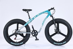 Vélo à neige tout-terrain d'hiver, modèle Brave Man, vélo à neige à pneus larges, cadre en acier au carbone, vélo à neige tout-terrain pour adultes, pour la conduite sur terrain enneigé - Product Image 4