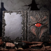 Carnet personnalisé A5 avec gaufrage 3D |   Journal à couverture rigide « Gothic Magic Eye » pour la rédaction