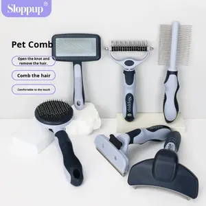 Peigne en métal pour animaux de compagnie, outil de toilettage pour chiens et chats, élimination des poils de chat et de <span class=keywords><strong>chien</strong></span> - Product Image 2
