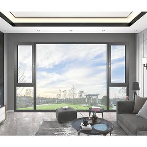 Fenêtres à battants de style français moderne à Foshan avec un design de <span class=keywords><strong>grille</strong></span> décorative, finition élégante pour une utilisation extérieure dans les bâtiments de grande hauteur - Product Image 3