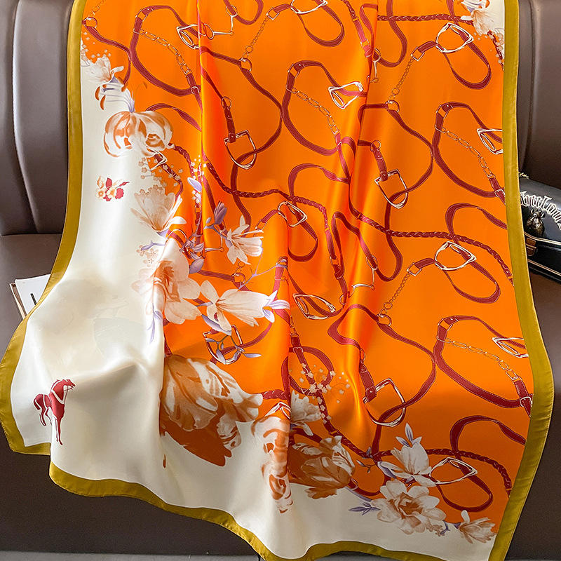 Shop Custom High Quality European Vintage Style Silk Scarf