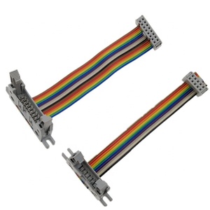 Câble plat JTAG à connecteur DC3, 16 broches IDC mâle vers 16 broches IDC mâle, vente chaude OEM ODM - Product Image 4
