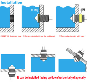 Interruptor de Nivel de Líquido Óptico Compacto FS-IR2405D del Fabricante, Sensor Infrarrojo de 5 VCC, Respuesta Rápida, IP67, para Automatización Industrial - Product Image 6