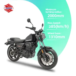 Haojun gn motocicletta elettrica vendita diretta in fabbrica nuovo design 2000w 3000w 60v 72v moto elettrica chopper per adulti