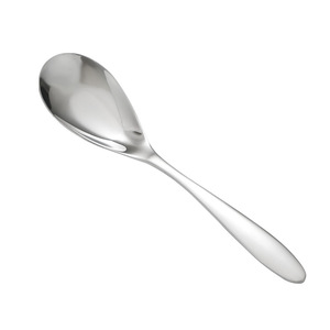 304 Stainless Steel Spoon For Children Thickened Dessert Soup Spoon School Meal Utensil Straight Body Solid Color - Product Image 3