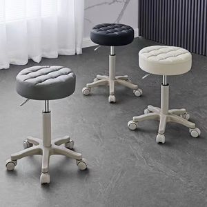 2025 Daisy Salon Furniture Beauty <b>Stool</b> Nail Barber Shop Hairdressing Salon Chair Rotating Lifting <b>Round</b> <b>Stool</b> Pulley Salon - Product Image 4