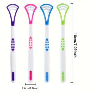 Brosse de Nettoyage de <span class=keywords><strong>Langue</strong></span> en Plastique 18cm*2.9cm – Source Fabricant – <span class=keywords><strong>Grattoir</strong></span> à <span class=keywords><strong>Langue</strong></span> Double Face en Silicone avec Brosse - Product Image 1