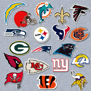 Rugby yama demir üzerinde spor futbol topu nakış NFL takım logosu Philadelphia eagles yamalar için kap - Product Image 5