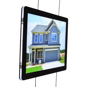 Litsign Écologique Rectangle Personnalisé Titulaire Snap Mur A2 A3 A4 Affichage Suspendu <span class=keywords><strong>Affiche</strong></span> Boîte À Lumière Image Acrylique Publicité - Product Image 1