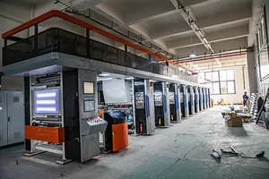 Sales Of Large-scale 6/7/8/9 Color Aluminum Foil Digital Rotary Gravure Printing Machine Printing Machinery