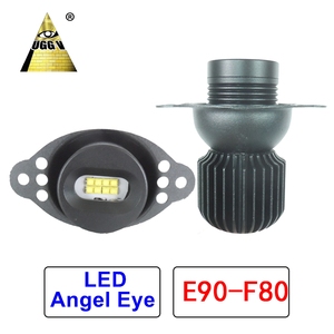 Anneaux LED <span class=keywords><strong>Angel</strong></span> <span class=keywords><strong>Eyes</strong></span> ultra lumineux COB <span class=keywords><strong>SMD</strong></span> 6000K blanc, kit de rétrofit universel pour phares de projecteur - Product Image 2