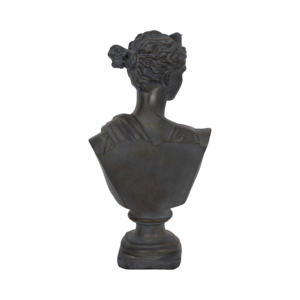 Scultura classica in poliresina a forma di busto per decorare casa e ufficio - Product Image 4